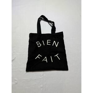 Madewell Black Bein Fait Resuable Canvas Tote